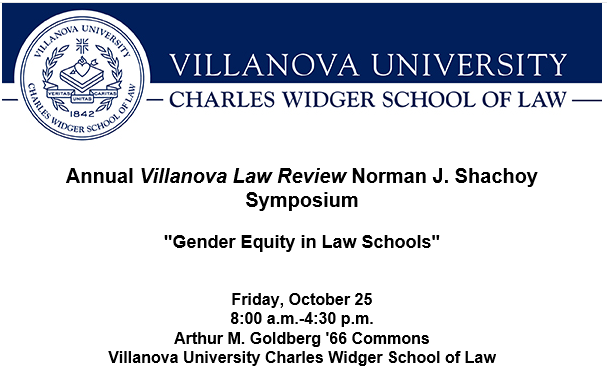 2019 Symposium - Gender Equity in Law Schools