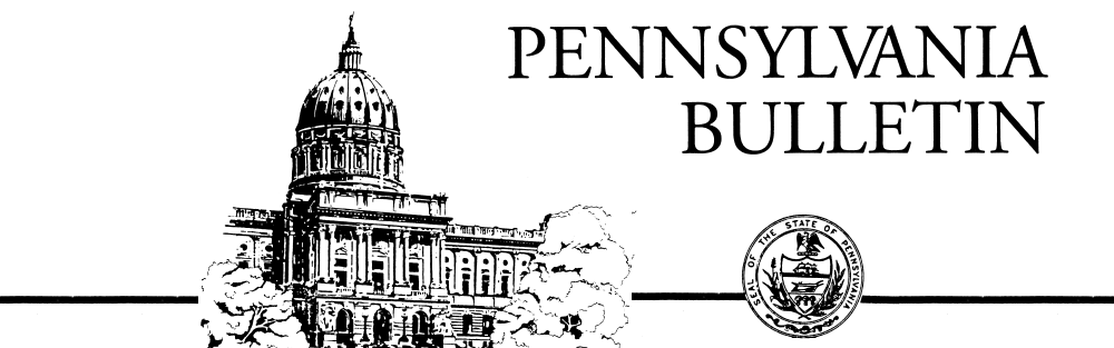 Pennsylvania Bulletin Repository