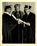 Commencement 1961 - Fr. Klekotka, Cardinal Richard Cushing, Judge Desmond