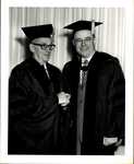 Commencement 1961 - Judge Desmond with Dean Reuschlein